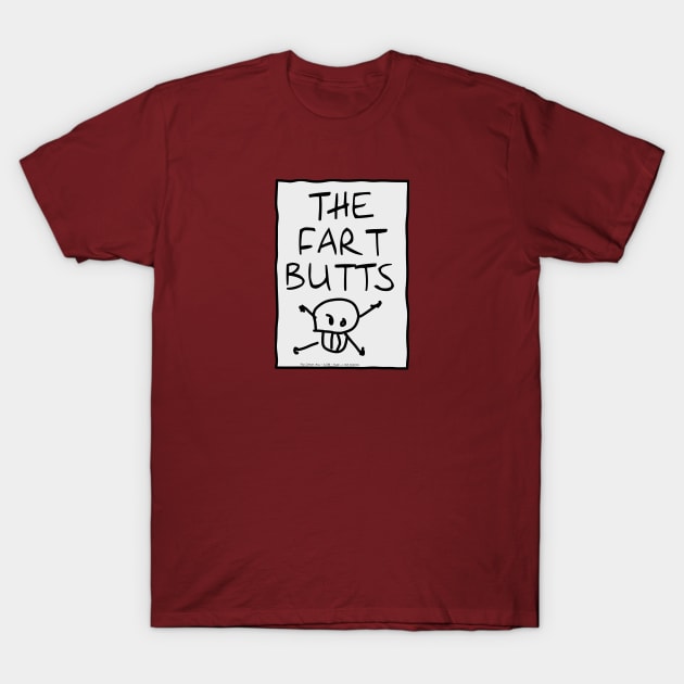 The Fart Butts (Webcomic Band) T-Shirt by RyanJGillComics